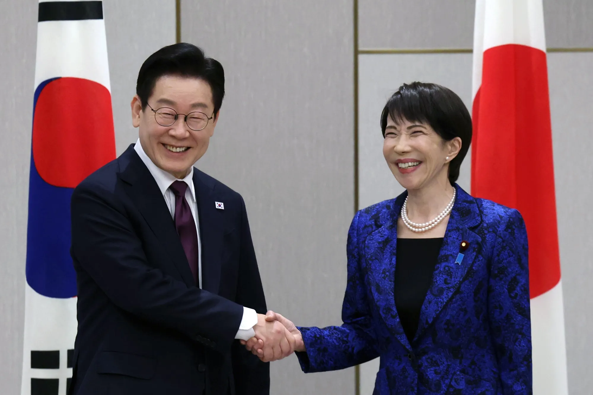 高市早苗首相は地元の奈良県内で韓国の李在明大統領と会談