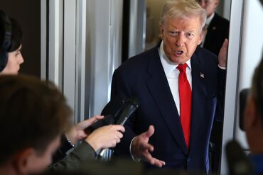 President Trump Spends Weekend At Mar-A-Lago Estate In Palm Beach