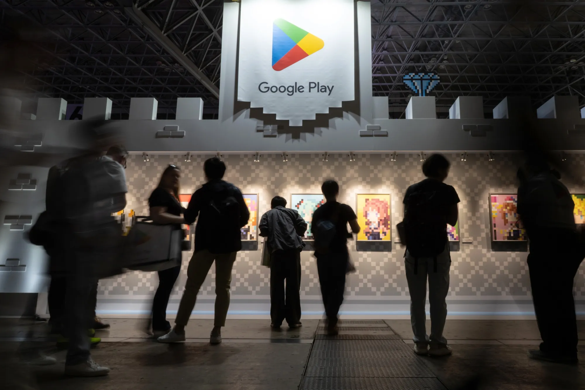 The Google Play booth during the Tokyo Game Show 2024 in Chiba, Japan.