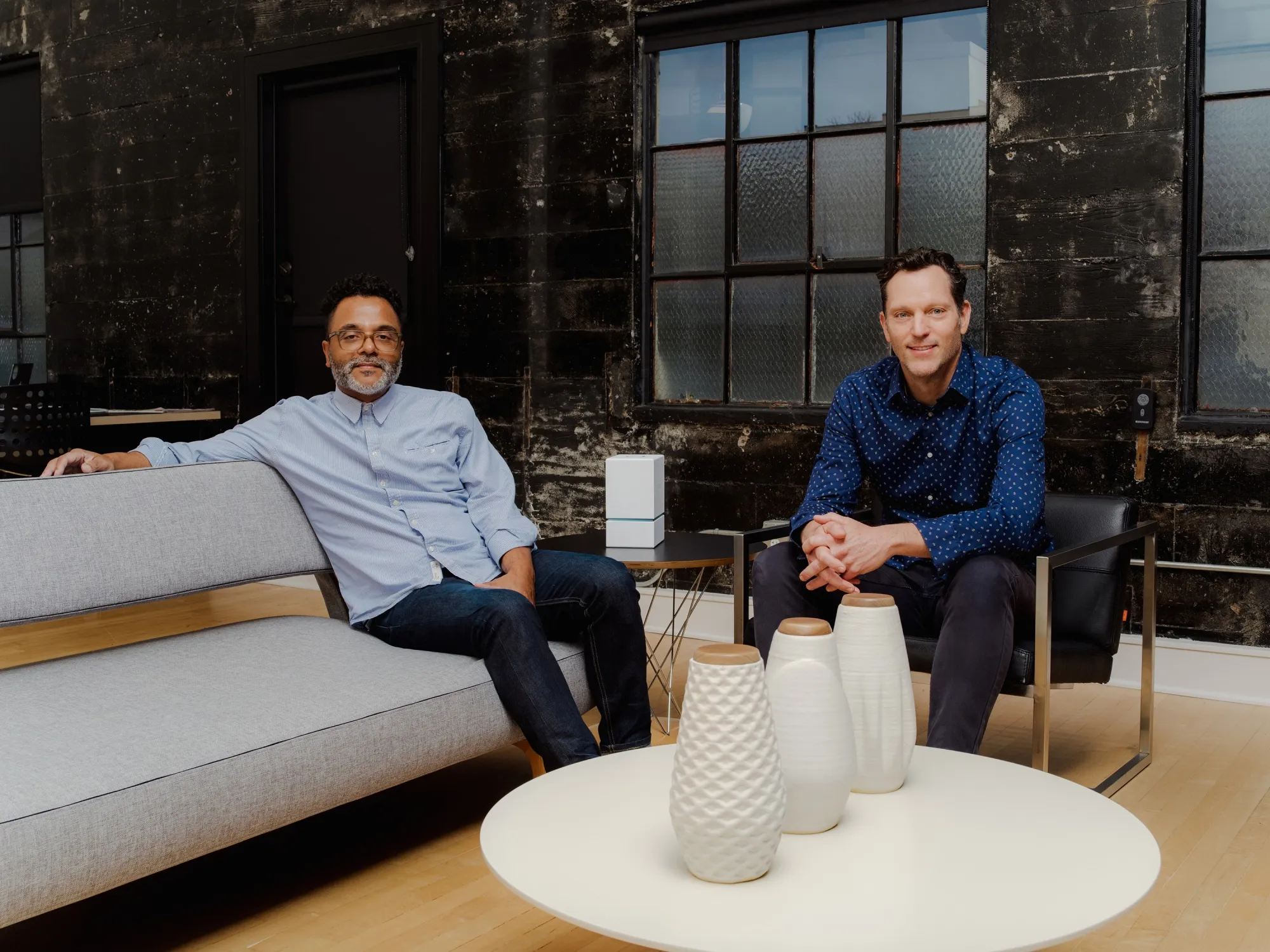 Solace co-founders&nbsp;David Odusanya and&nbsp;Keith Crawford.