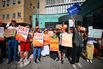 Doctors during a strike in Bristol, UK, on July 25.