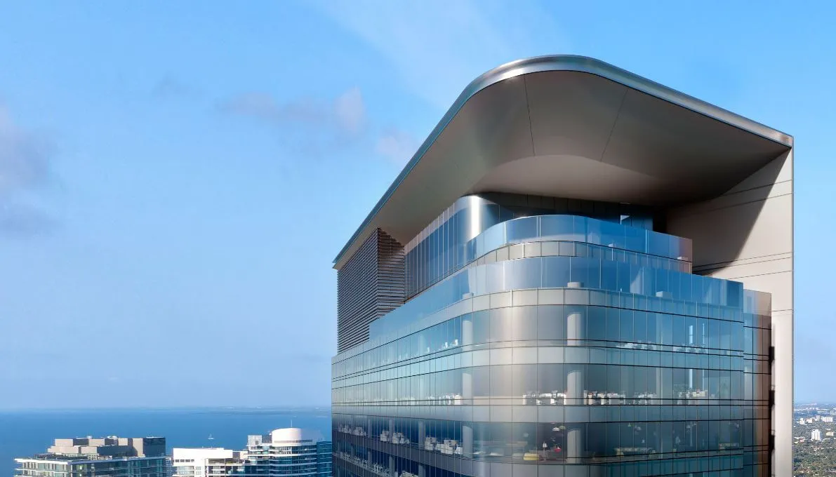 830 Brickell, a new office tower under development by OKO Group and Cain International.&nbsp;
