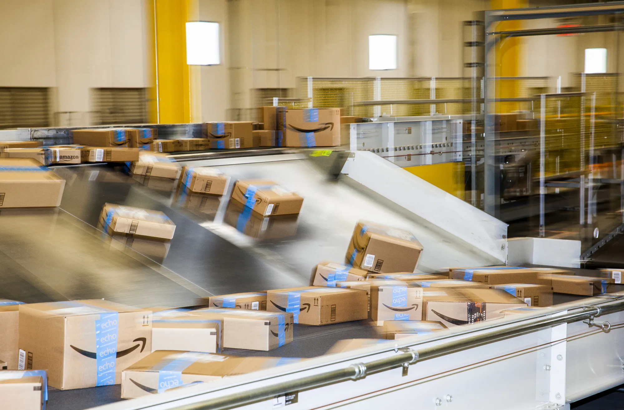 Operations Inside An Amazon.com Inc. Fulfillment Center On Cyber Monday 