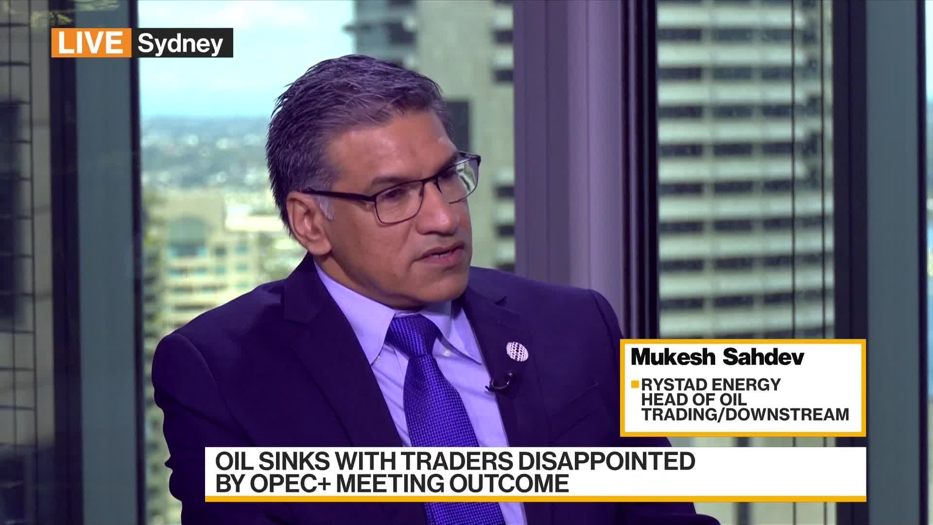 Watch Rystad Energy's Sahdev on OPEC+ Meeting - Bloomberg