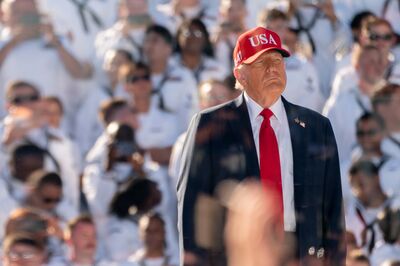 President Trump Speaks At America 250 Event At Naval Station Norfolk