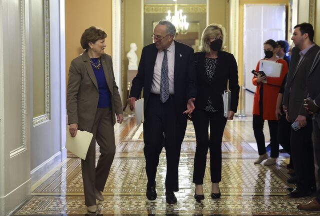 Shaheen (left) has been a key member of the Democratic caucus in the Senate. 
