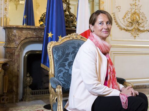 France's Energy And Environment Minister Segolene Royal Interview