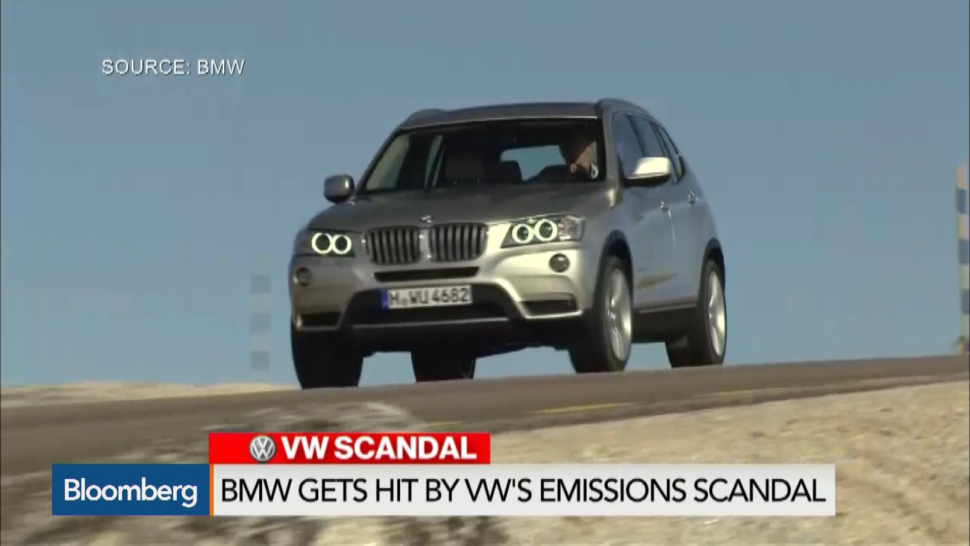 Watch BMW Gets Hit by Volkswagen Emission Scandal - Bloomberg