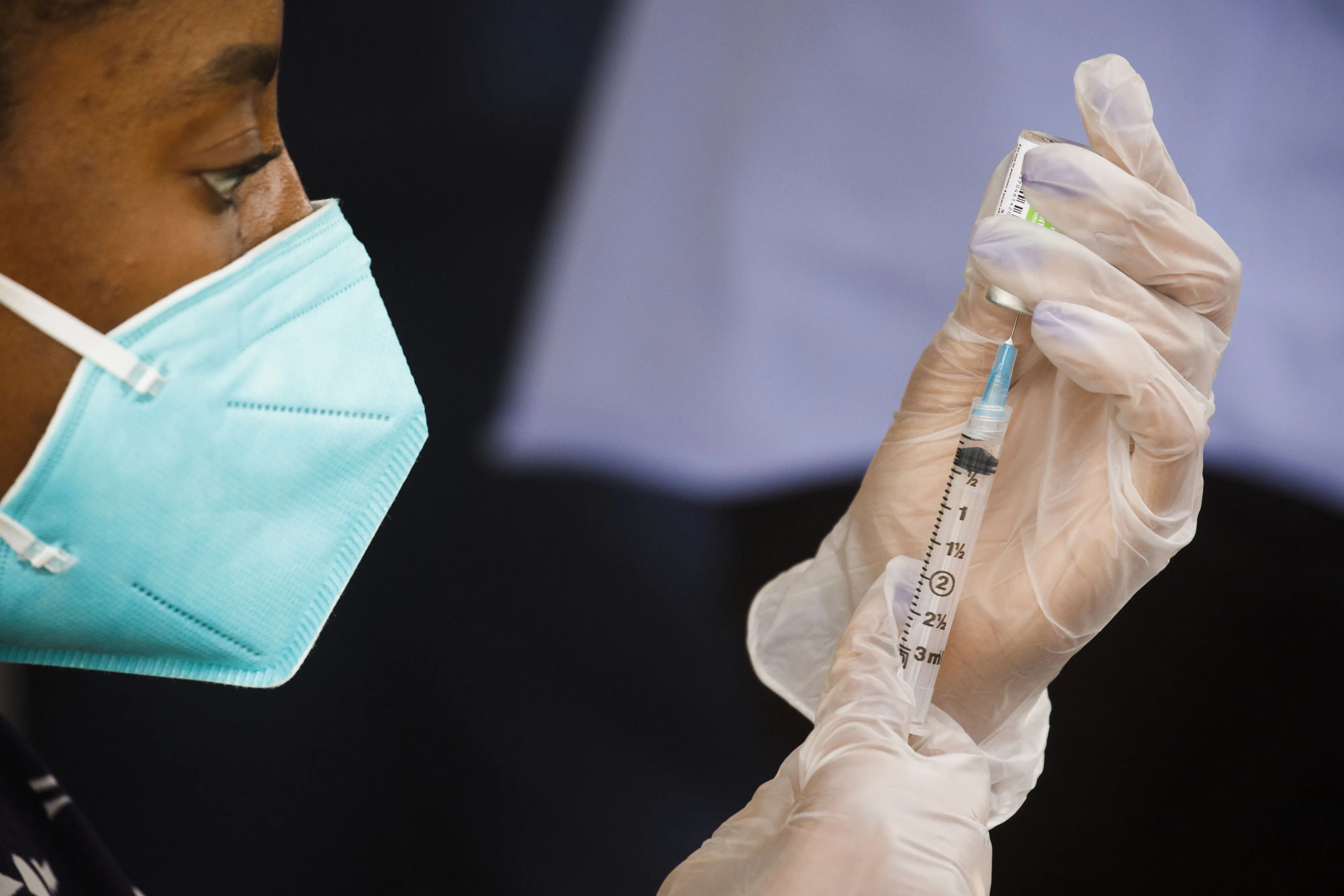 Operations At A YMCA Flu Vaccine Clinic