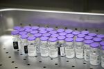 Vials of the Pfizer BioNtech Covid-19 vaccine