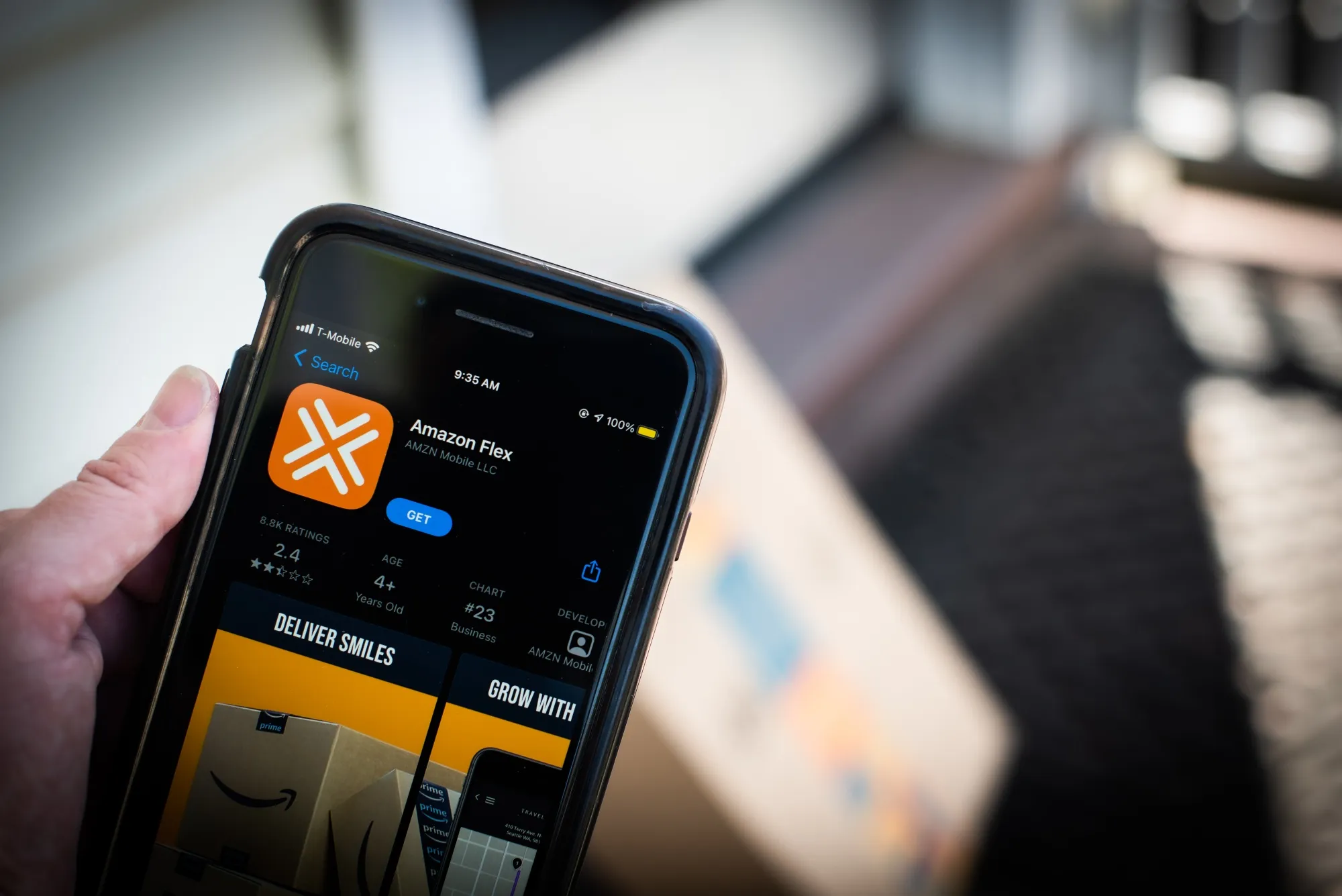 Amazon’s package delivery operation includes Flex drivers who accept routes through a smartphone app and deliver packages in their own vehicles.