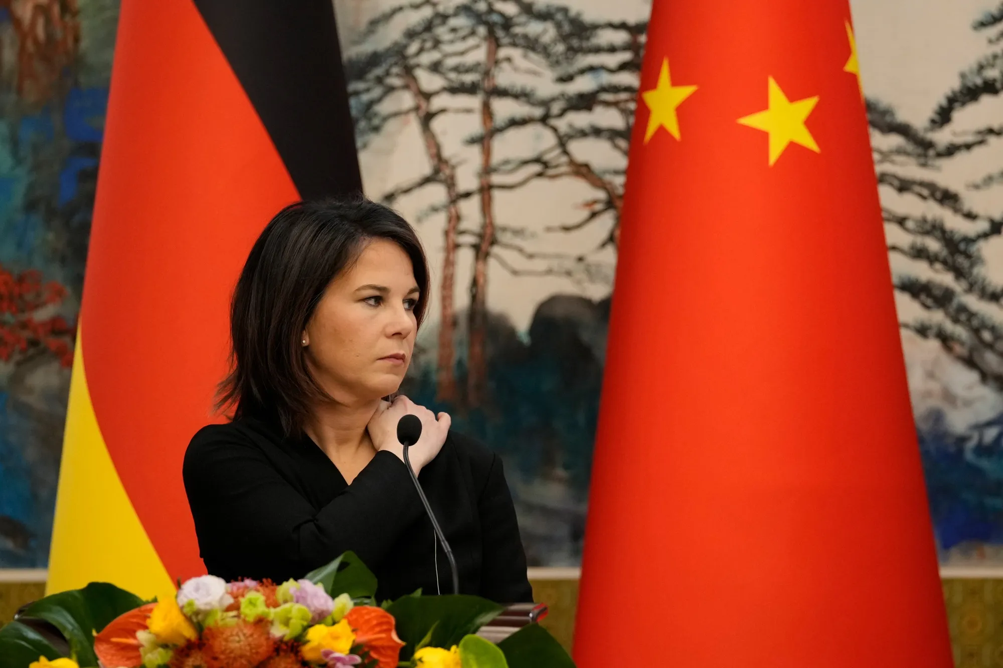 Annalena Baerbock in Beijing on April 14.