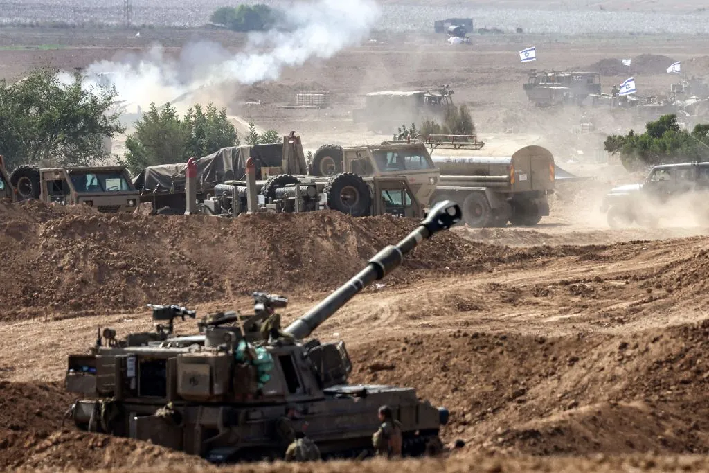 Near the Israeli border with Gaza, Oct.&nbsp;12, 2023.