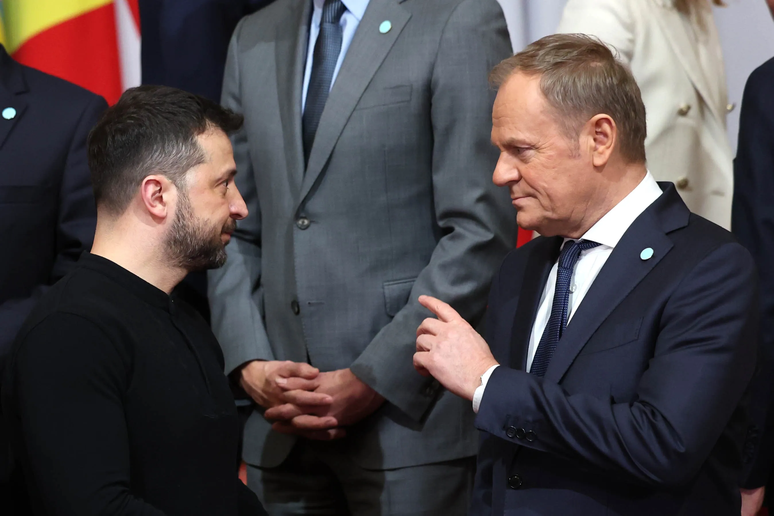 Zelenskiy and Tusk.