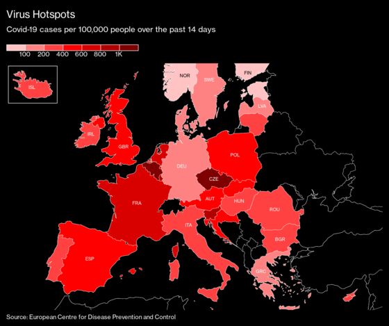 Coronavirus Lockdowns Bring Recession Threat Back to Europe