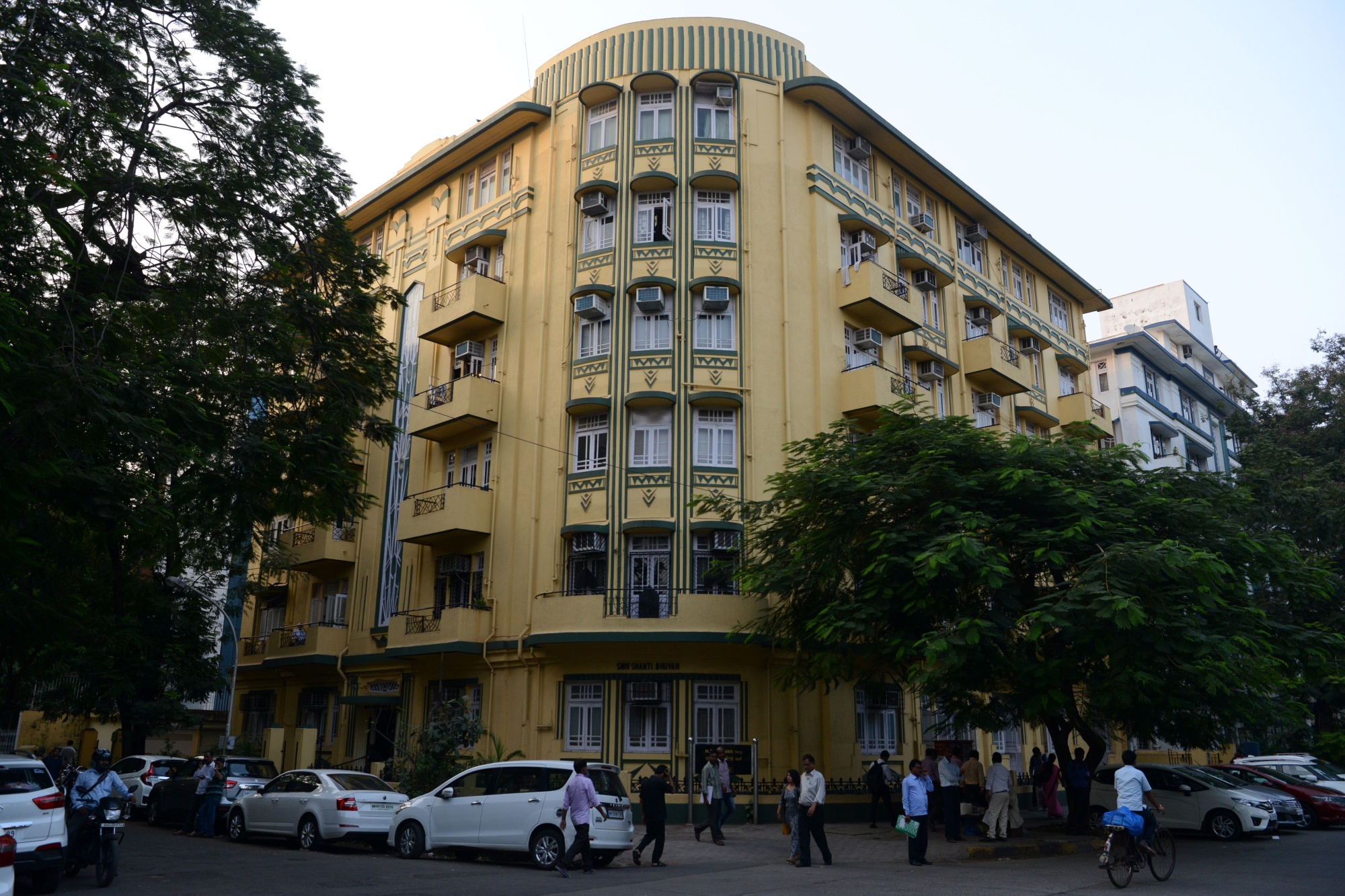 An Art Deco apartment building near Marine Drive in Mumbai.&nbsp;