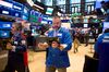 Traders work on the floor of the New York Stock Exchange (NYSE) in New York, U.S..
