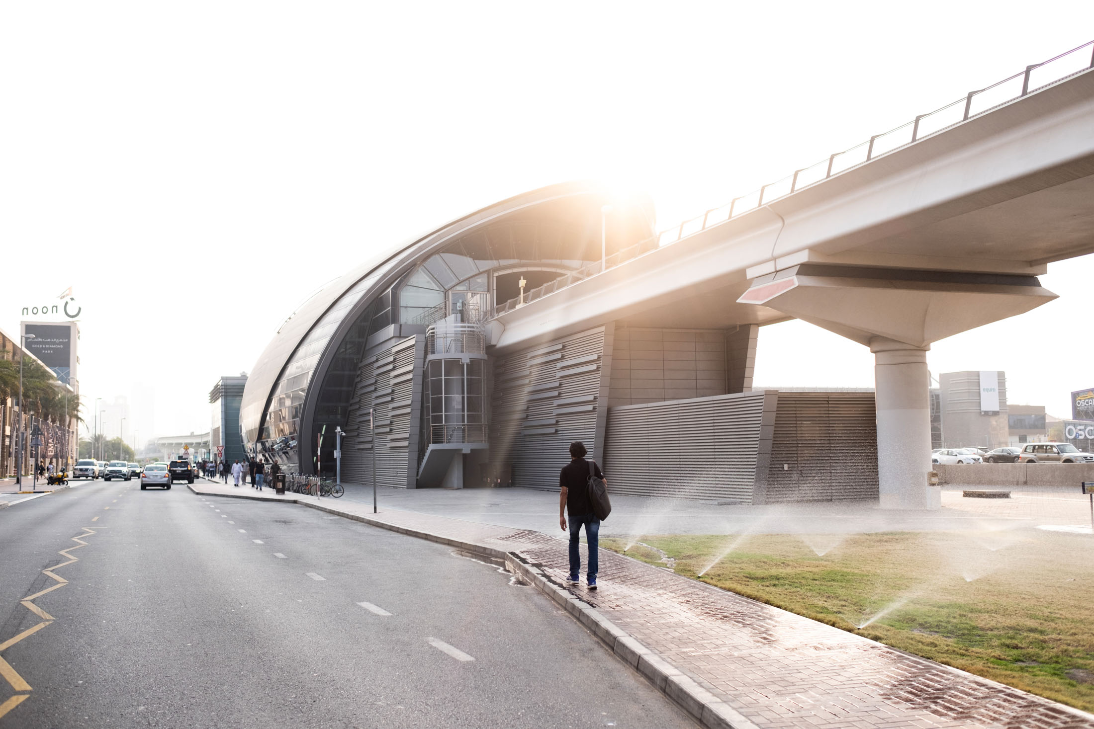 Metro station in the Gulf