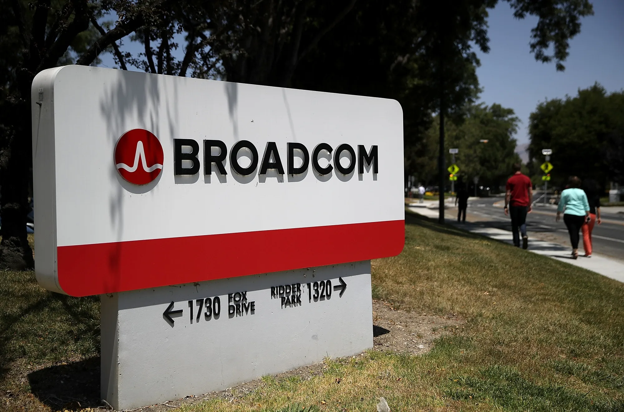 Broadcom offices&nbsp;in San Jose, California.