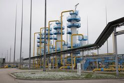 Gazprom PJSC's Kasimovskoye Underground Gas Storage Amid Euro Gas Crisis