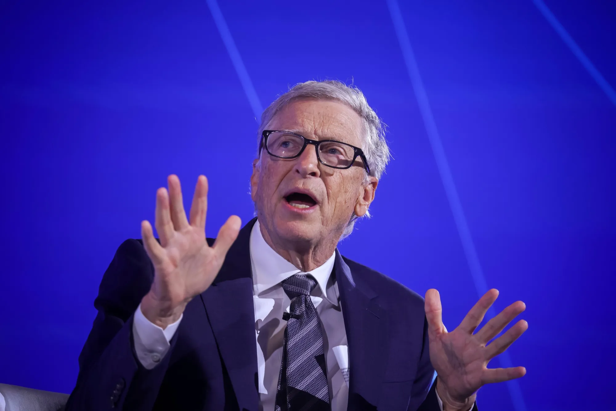 Bill Gates, chair of the Gates Foundation, during the Bloomberg Philanthropies 2025 Global Business Forum in New York.