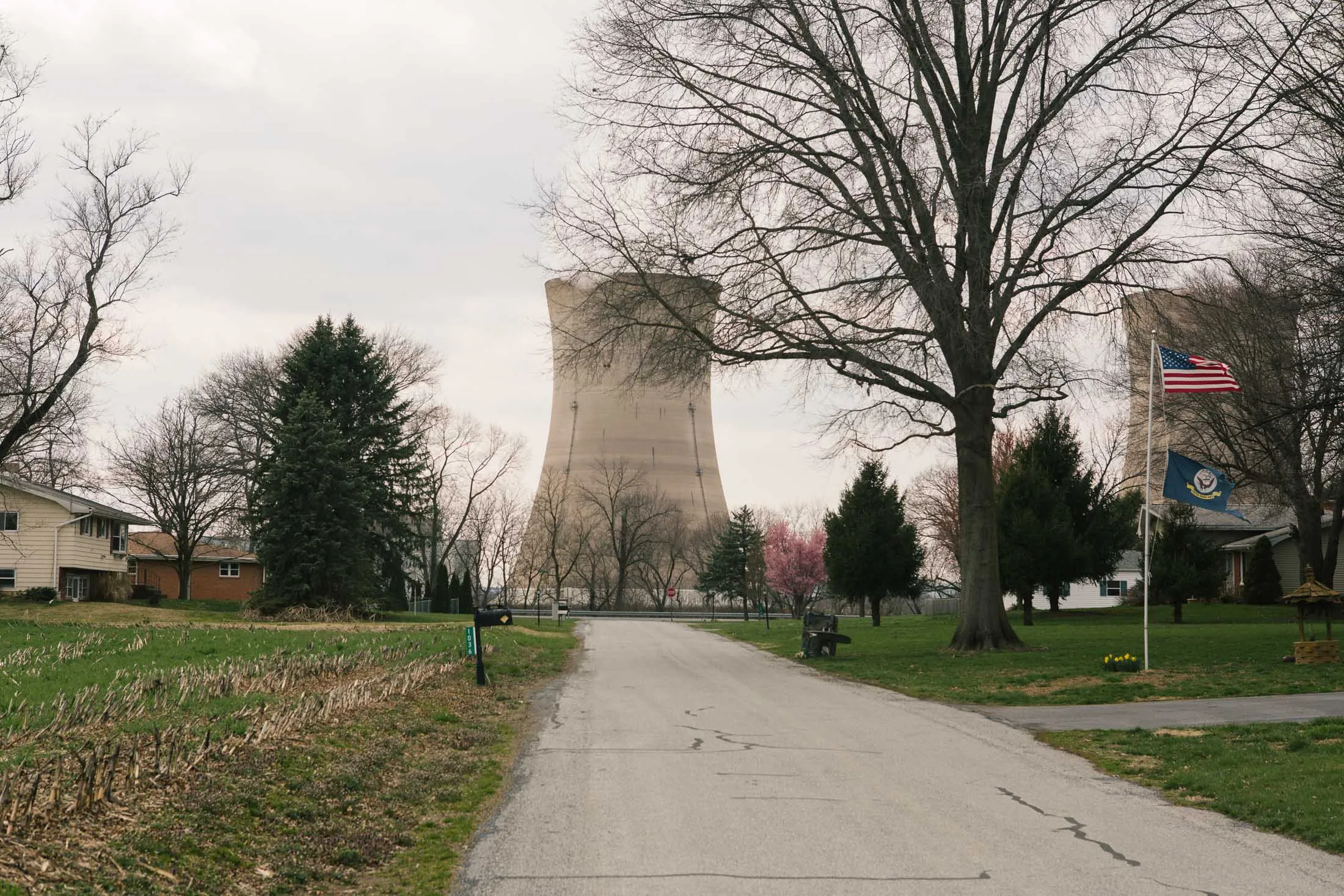 Massive cooling towers dominate the Three Mile Island nuclear power plant near Middletown, Pennsylvania. Unit 2 has been closed since 1979, when it was the site of the worst-ever U.S. nuclear accident. Exelon, the utility that owns Unit 1, plans to shut it down by the end of September. &nbsp;