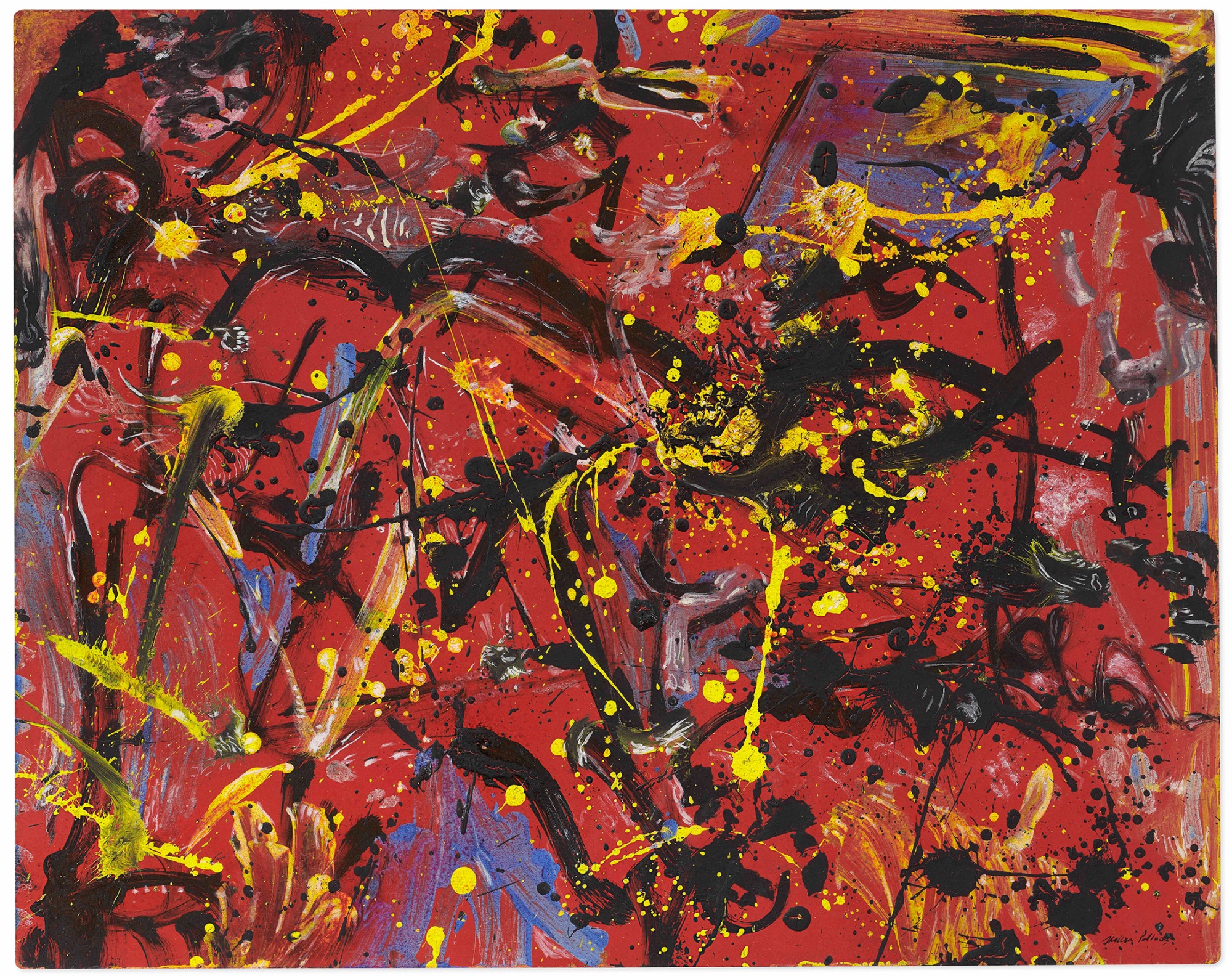 Jackson Pollock “Red Composition”