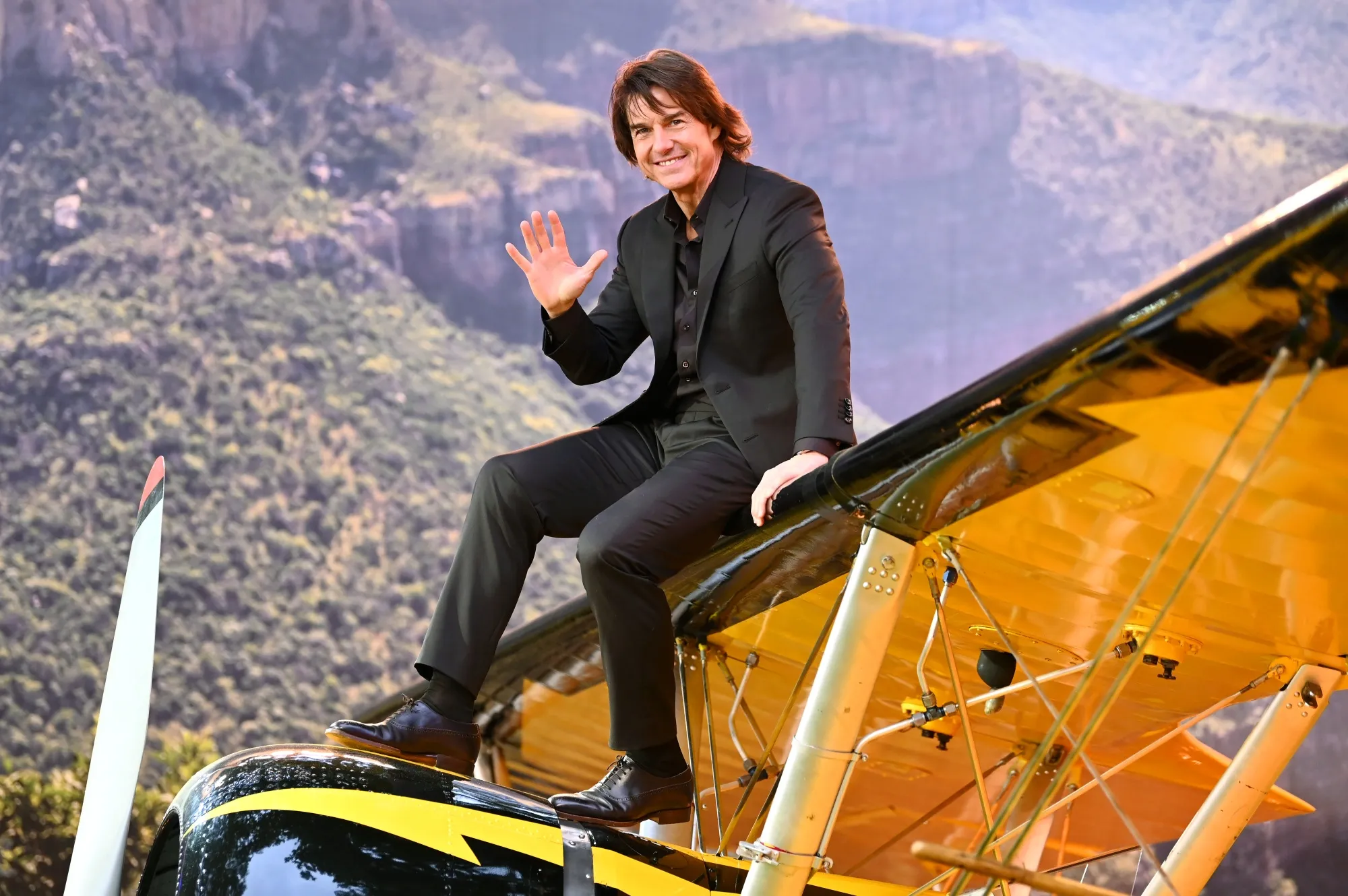 Tom Cruise attends the “Mission: Impossible - The Final Reckoning” global premiere in Leicester Square in London on May 15.