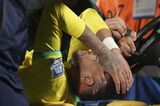 Neymar leaves Brazil match in tears with left knee injury; team doctor says severity unknown