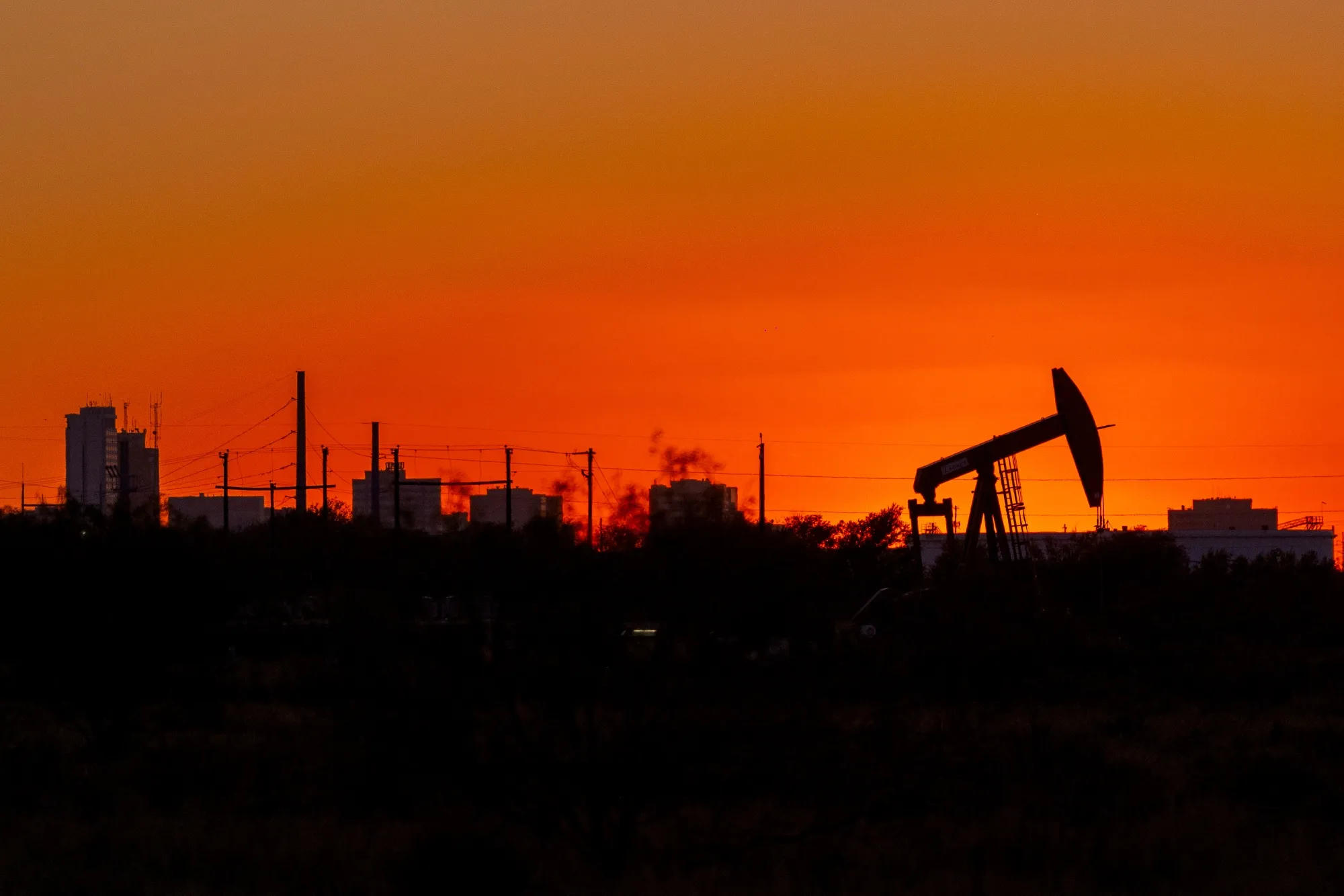 A pump jack in Midland, Texas, US, on Thursday, Oct. 3, 2024.