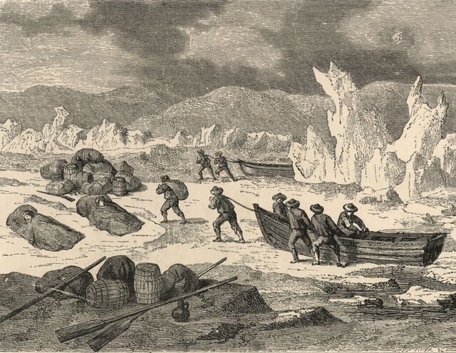 Sir Hugh Willoughby's Arctic expedition c. 1553. 