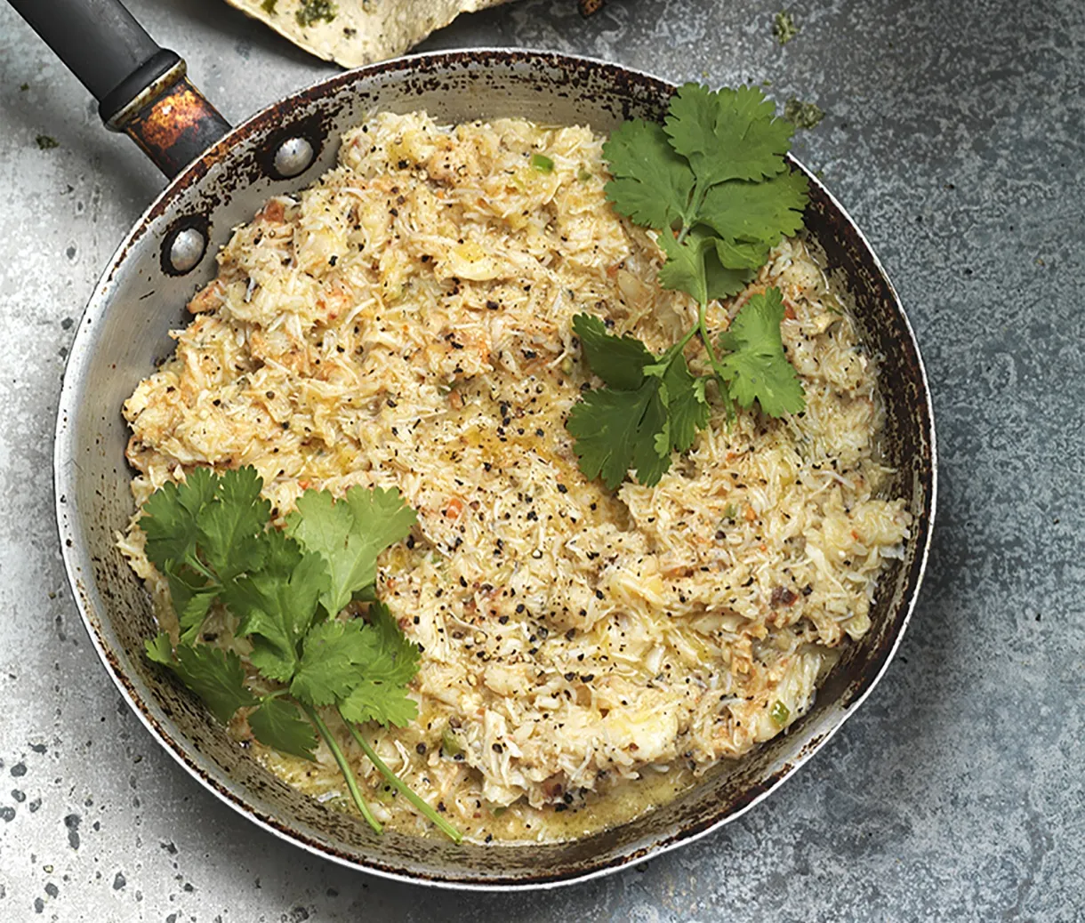 Butter Garlic Crab prepared by&nbsp;Will Bowlby.