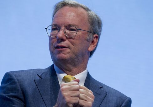 Google Inc. Executive Chairman Eric Schmidt