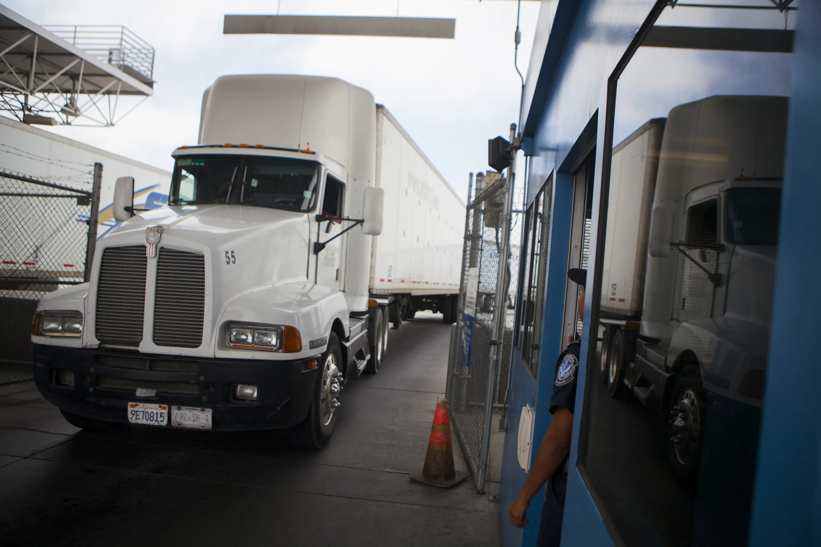 Operations At A Border Crossing As Mexico Reports 1.2 Billion Trade Deficit in April