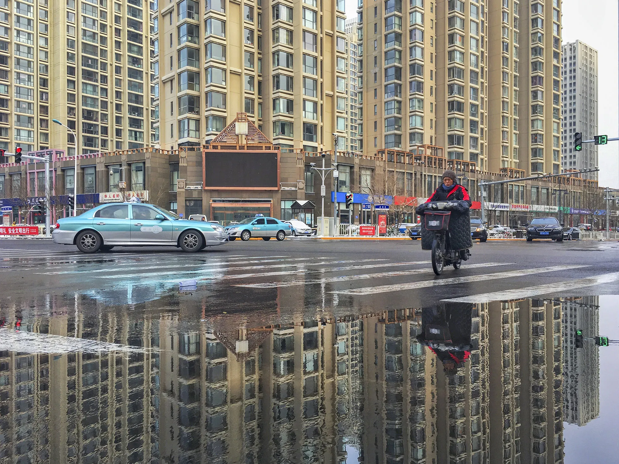 Residential houses in Tianjin, China.