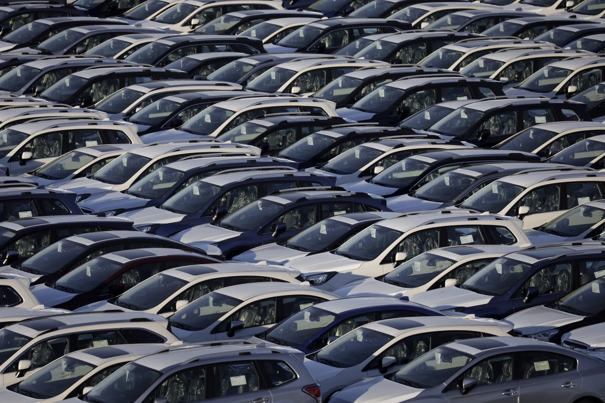 Car Shipment At A Port After Trump Exits US From TPP
