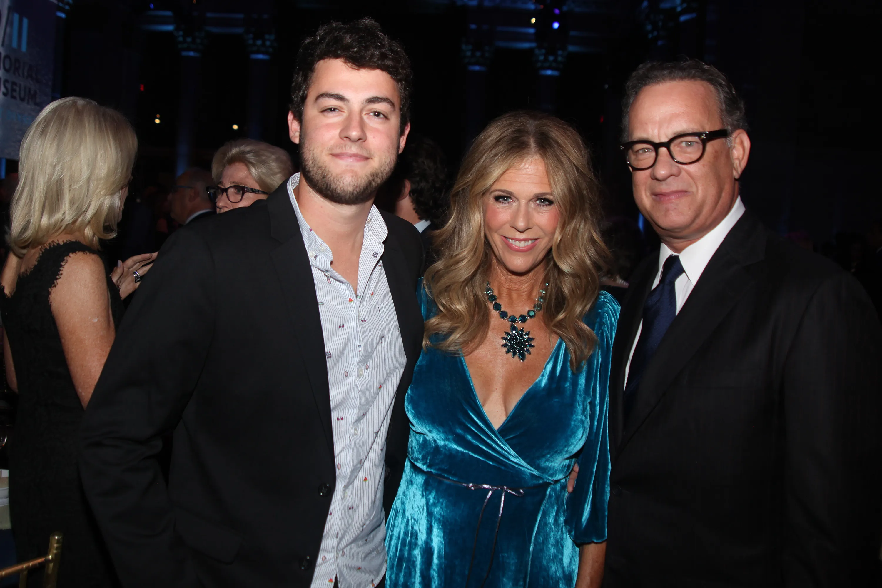 Truman Hanks, Rita Wilson and Tom Hanks