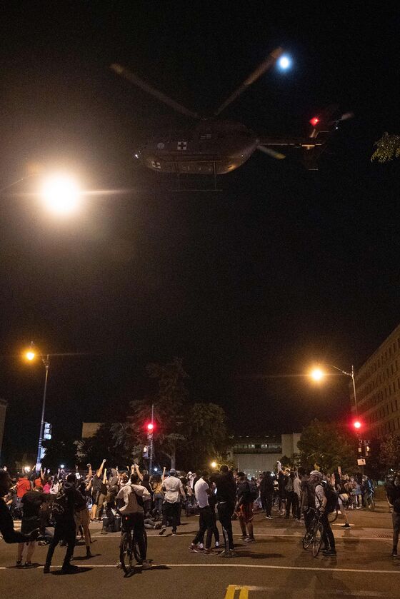 FAA Probing Low Copters That Buzzed Washington Protests
