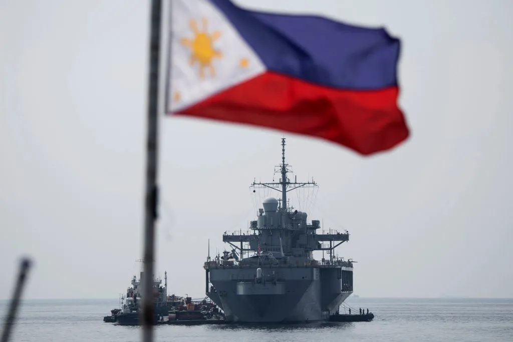 The USS Blue Ridge in Manila Bay, March&nbsp;2019.