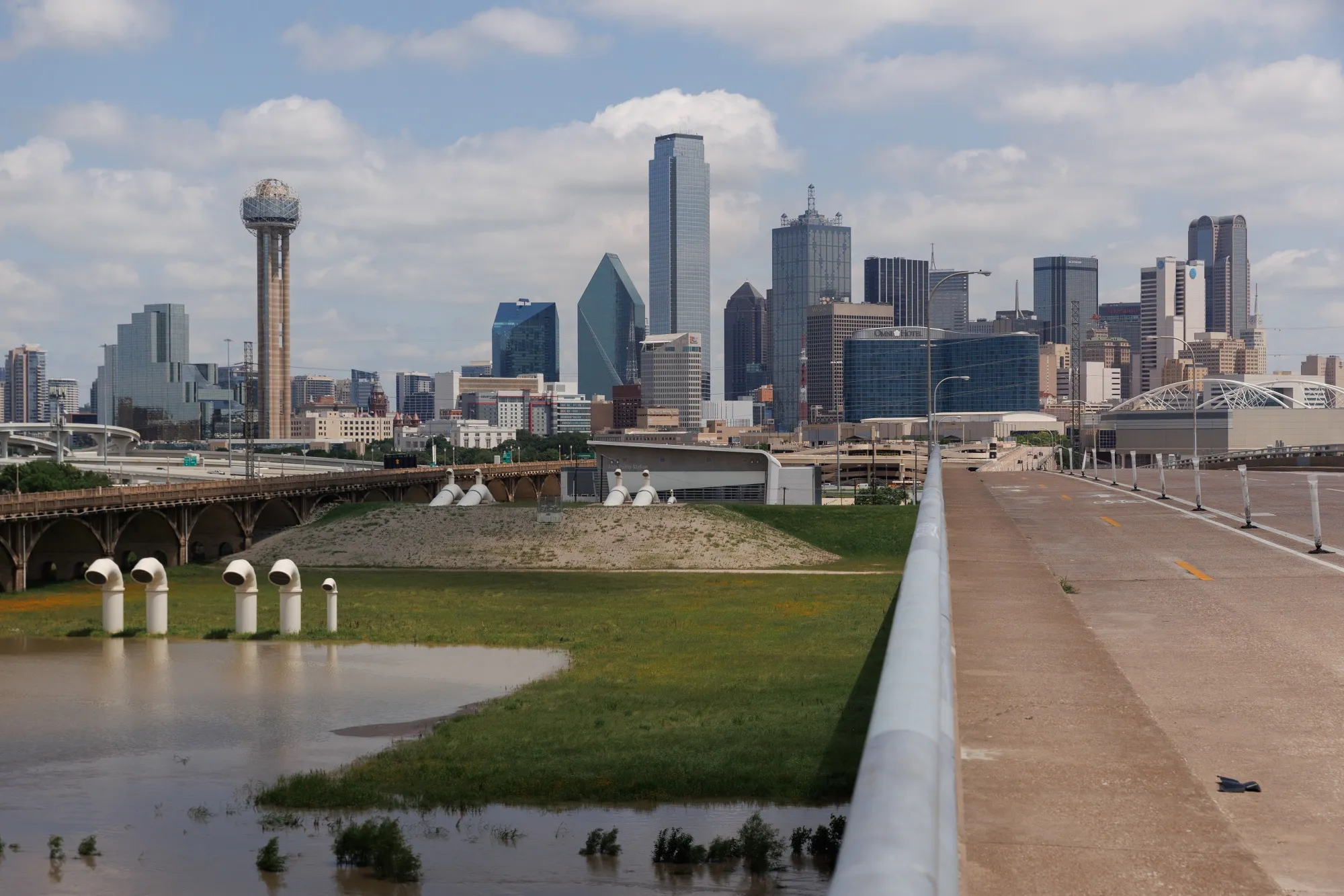 The skyline of Dallas.