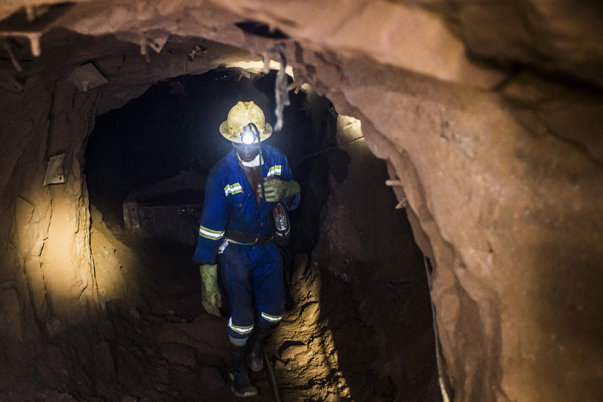 Mining For Copper At Konkola Copper Mines Plc's Nchanga Mine