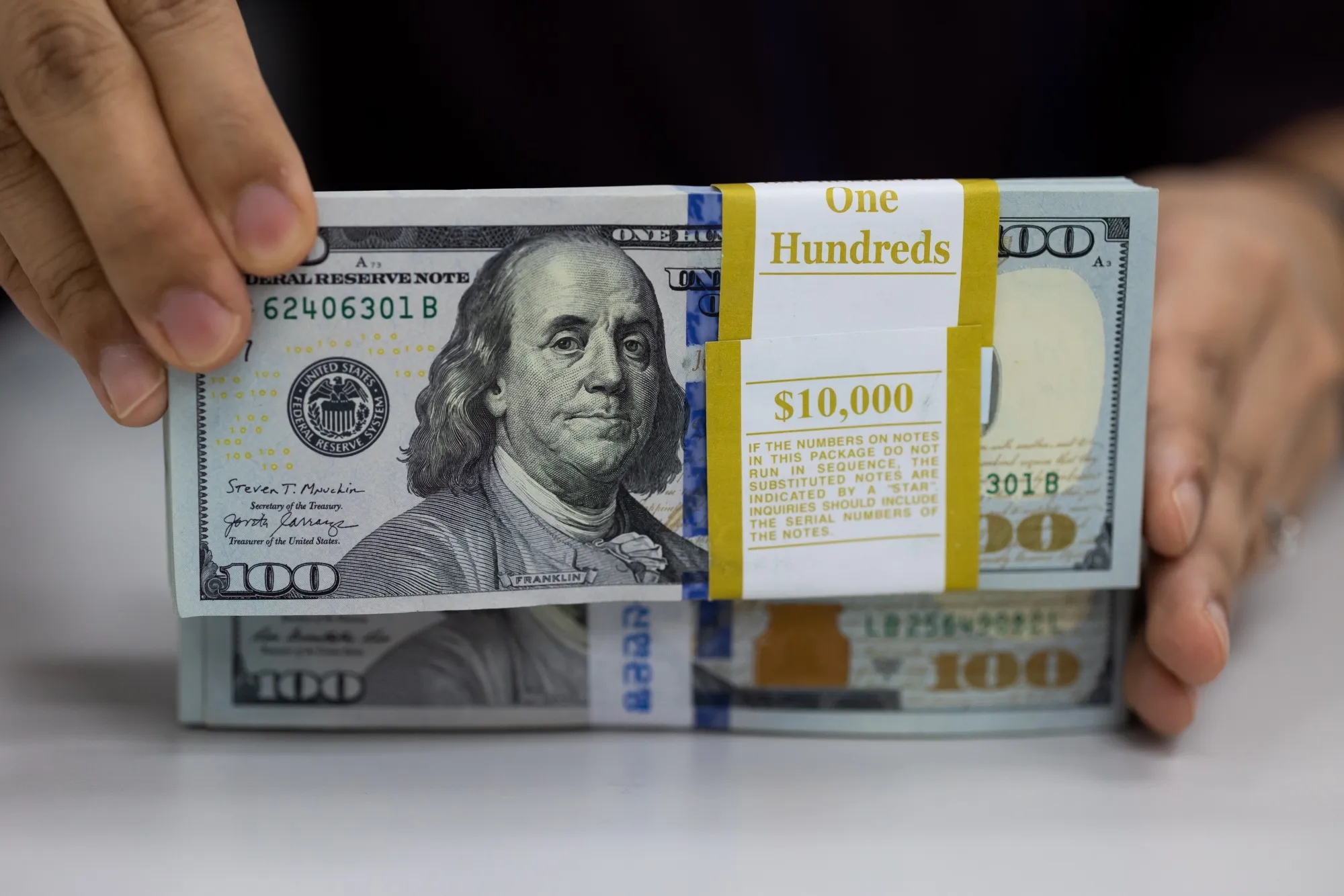 The greenback is on the up and up.