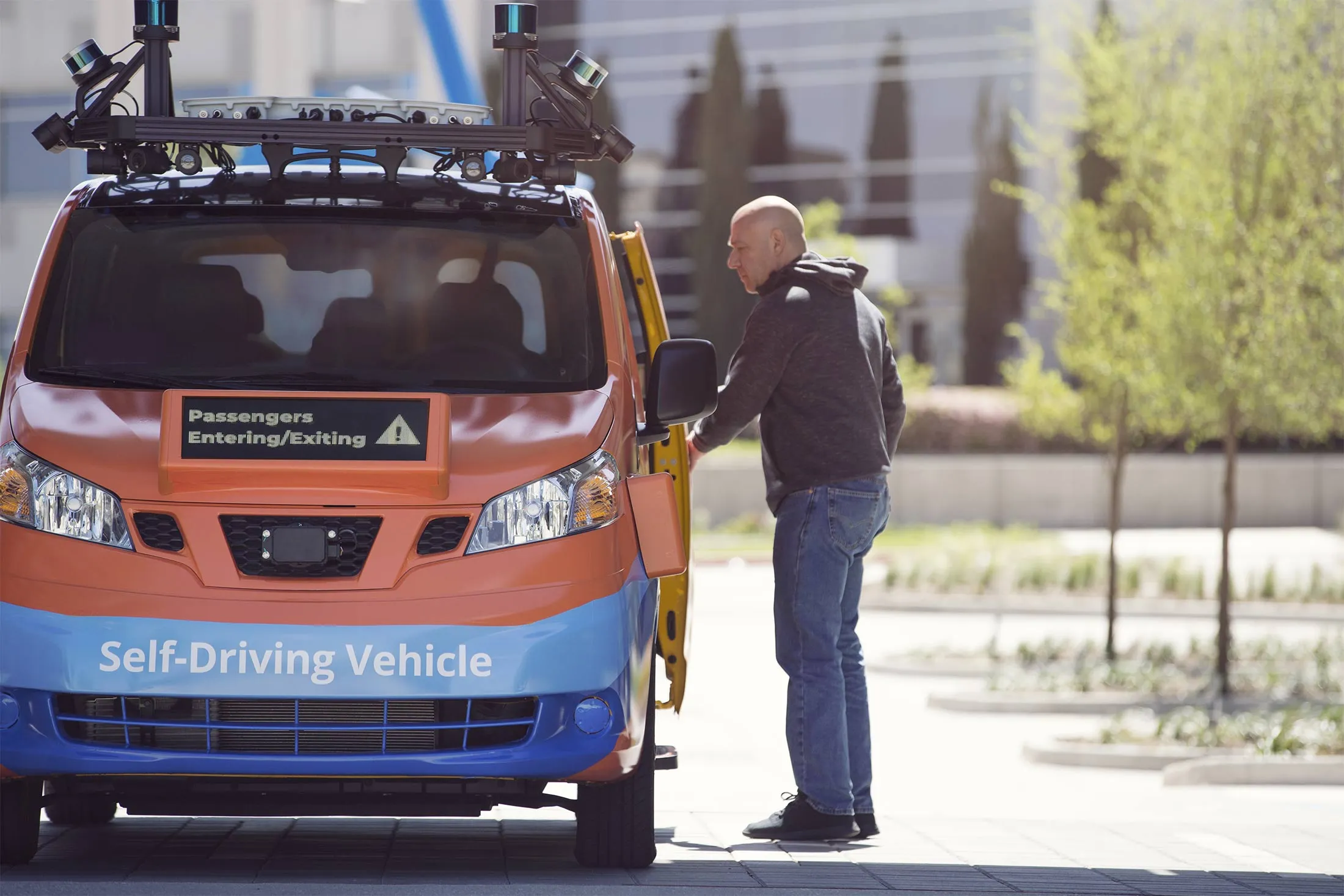 The self-driving van&nbsp;from Drive.ai