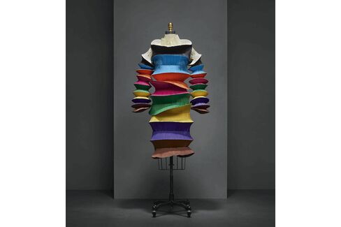 A “Flying Saucer” Dress by Issey Miyake from Spring/Summer 1994, which is included in the Manus x Machina exhibition