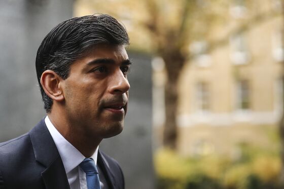 Sunak Gives Himself Scope to Increase U.K. Corporation Tax