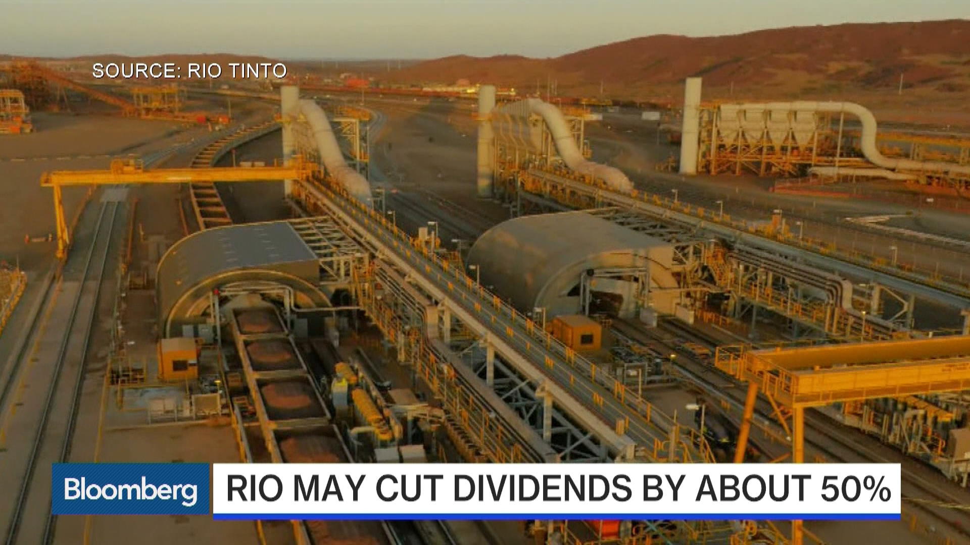 Rio Tinto Plans Dividend Cut Amid Profit Plunge Bloomberg