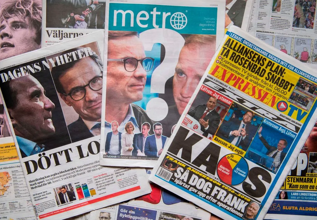 So much for Swedish centrism.