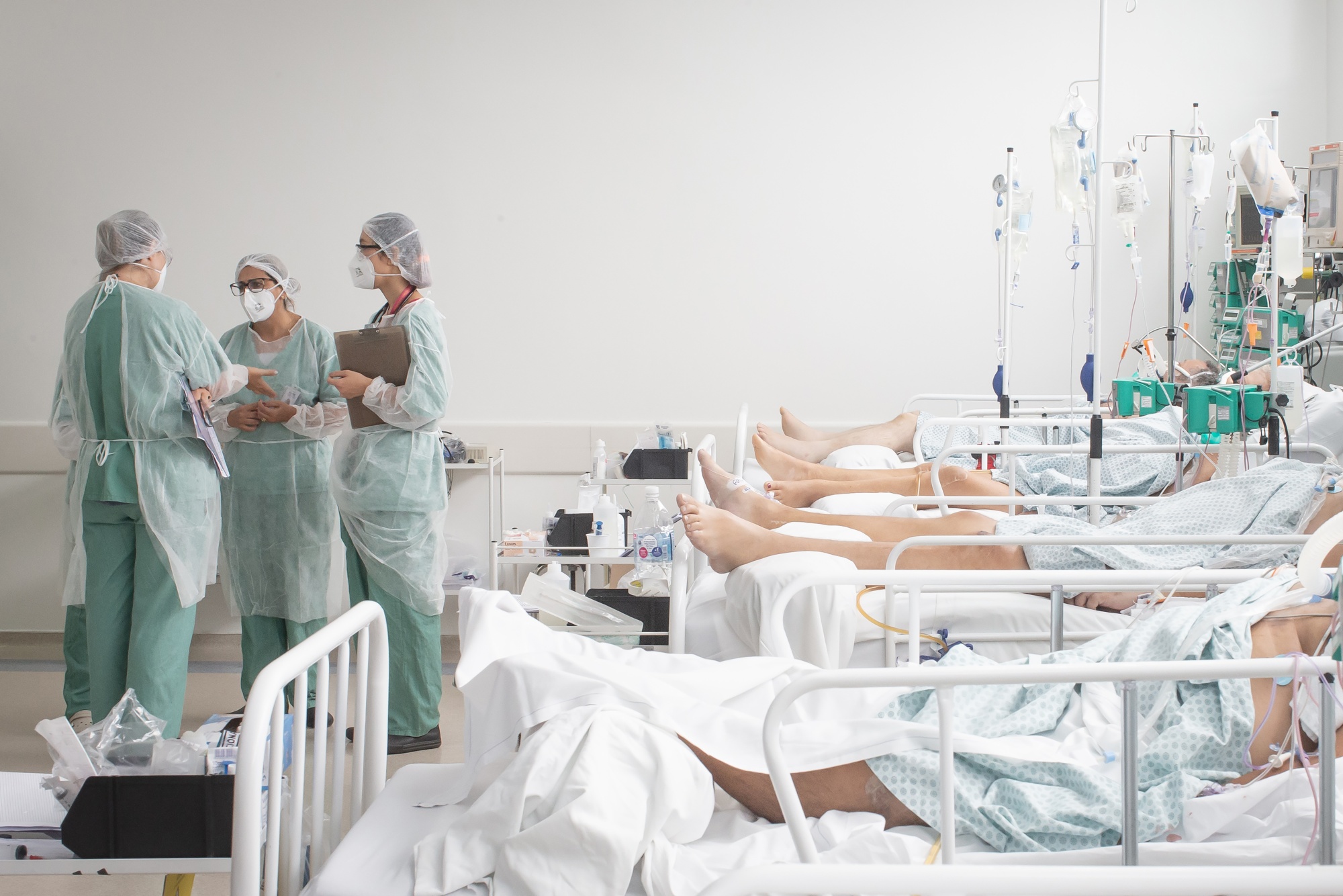 Ένα νοσοκομείο πεδίου για το Covid-19 στη μεγαλύτερη περιοχή φαβέλα του Σάο Πάολο καθώς τα κρεβάτια εντατικής θεραπείας φτάνουν στην ικανότητά τους