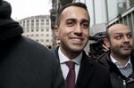 Luigi Di Maio, leader of Italy's anti-establishment Five Star Movement, arrives for an election campaign event in Milan&nbsp;on&nbsp;Feb. 1, 2018.