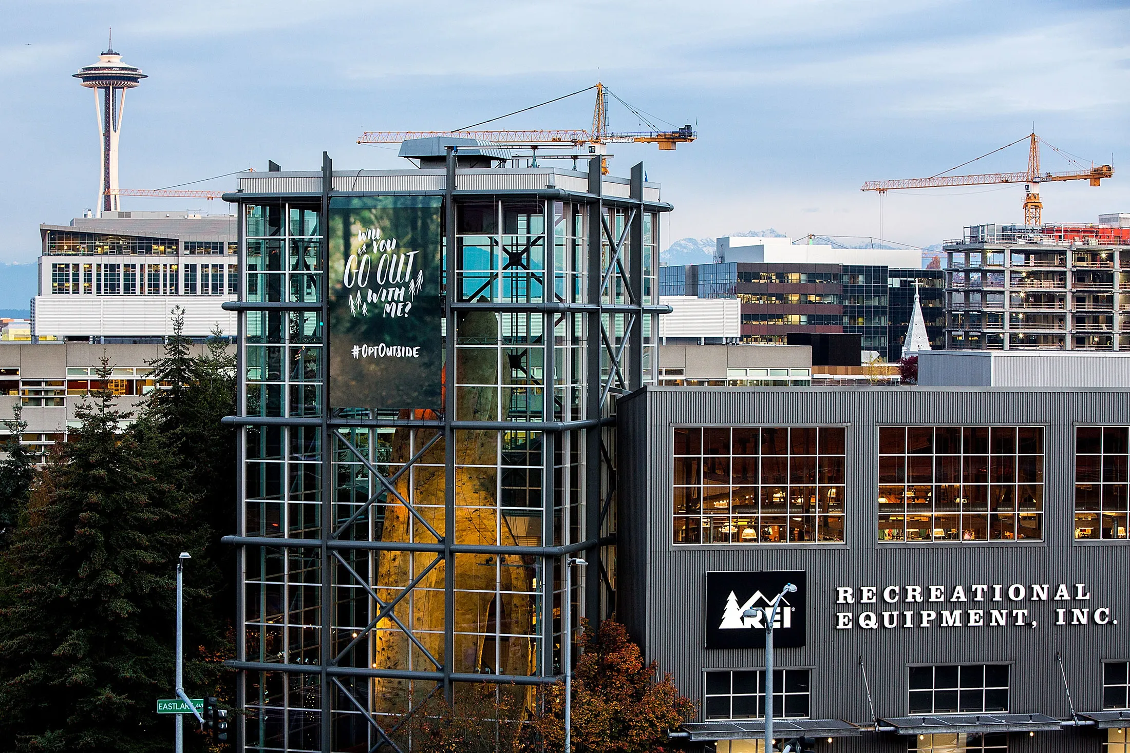 REI’s Seattle flagship store in 2016.
